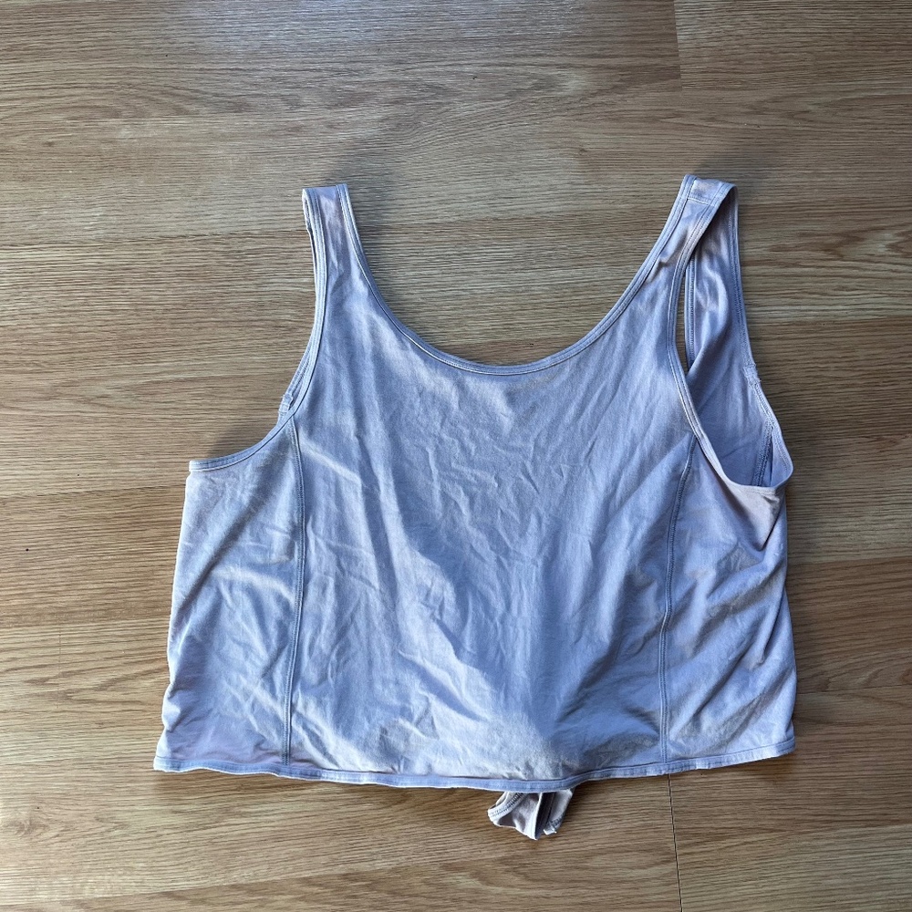 Lululemon Crop Open Back Tank